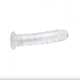 25 CM Realistik Jel Dokulu Testissiz Ultra Yumuşak Şeffaf Yapay Penis Dildo